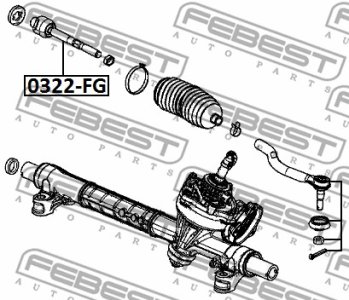 DRĄŻEK KIER. HONDA CIVIC FG 5D 02.2012-12.2013