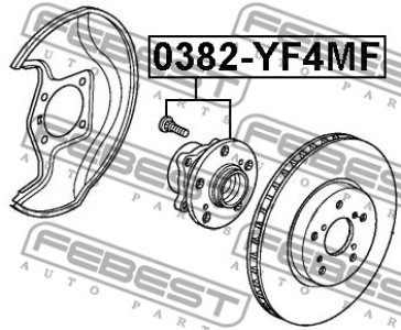 ŁOŻYSKO KOŁA HONDA P. PILOT 08- ACURA MDX
