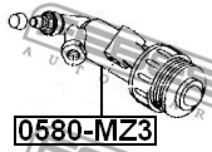SIŁOWNIK SPRZ. MAZDA 2/3 1,5-1,6 03-15