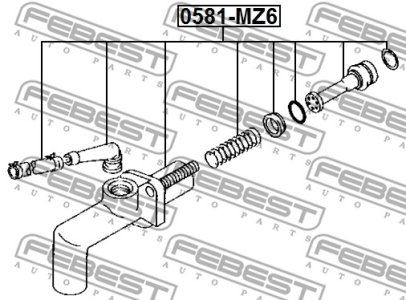 POMPA SPRZ. MAZDA 6 1,8-2,3 02-07