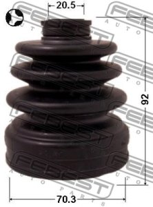 OSŁONA PRZEGUBU SUBARU LEGACY III 90X20,5X70