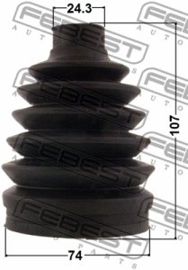 OSŁONA PRZEGUBU FORD ZEW. 74X107X24.3 FIESTA VI