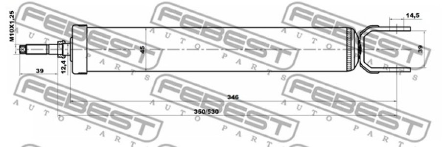 AMORTYZATOR HYUNDAI T. I30/CEED 1,4-2,0CRDI 06- LE/PR