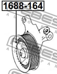ROLKA PASKA WIELOROWK.  FORD 2,2TDCI/3,2TDCI TRANSIT