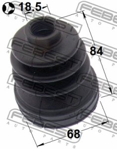 OSŁONA PRZEGUBU FORD WEW. 68X84X18.5 FIESTA/FUSION