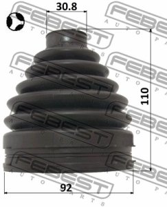 OSŁONA PRZEGUBU FORD WEW. 92X110X30.8 TRANSIT 06-