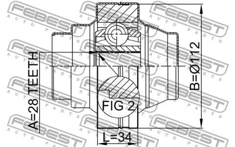 PRZEGUB WEW. VW TOUAREG/Q7 28X114,7