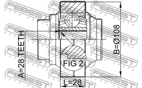 PRZEGUB WEW. VW TOUAREG/Q7 28X114,7