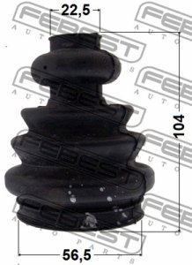 OSŁONA PRZEGUBU VW WEW. T5 104X22,5X104