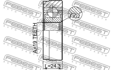 PRZEGUB WEW. VOLVO S60 II/XC70 II 19X74 DODGGE JOURNEY