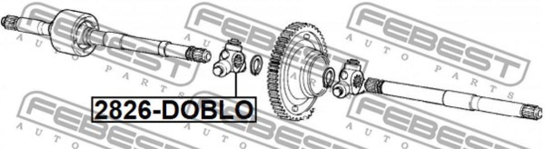 KRZYŻAK PRZEGUBU WEW. FIAT DOBLO/PUNTO/STILO 21X31.95