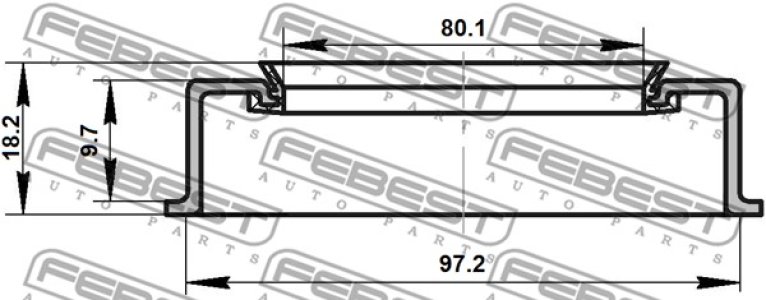 SIMER. PIASTY TOYOTA HILUX 2,5 06-