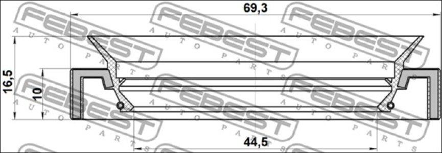 SIMER. WAŁU TOYOTA LAND CRUISER 4,2 98- 46X69X10X16,5