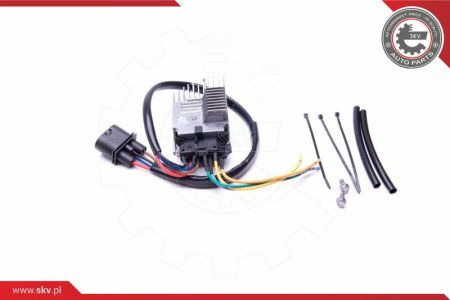 MODUŁ WENTYLATORA CHŁODNICY ESEN SKV 94SKV800 4F0959501G AUDI A4 (B6 B7)