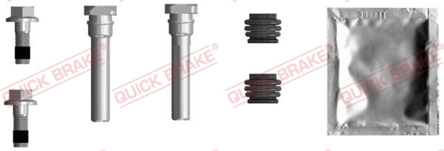 ZESTAW NAPRAWCZY ZACISKU HAMULCA QUICK BRAKE 113 0023X 0071750929 FIAT, HONDA, MAZDA