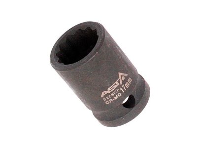 NASADKA UDAROWA 1/2-17MM 12-KT TECHMAN 525617P 12NASADKA1217 /KRÓTKA/