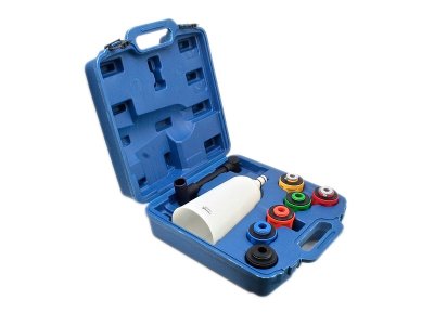 LEJEK DO OLEJU TECHMAN A 8FUN Z ADAPTERAMI – ZESTAW 8 EL.