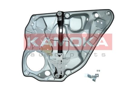 PODNOŚNIK SZYBY KAMOKA 7200211 6Q4839461 TYŁ LEWY (Z PANELEM) VW POLO 01