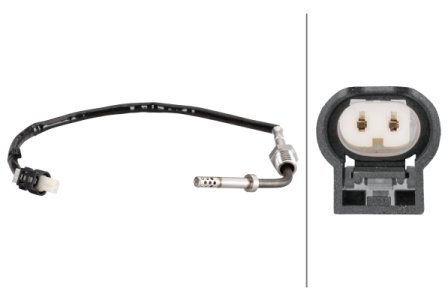 CZUJNIK TEMPERATURY SPALIN HELLA 6PT 010 376 131 0081532228 MERCEDES