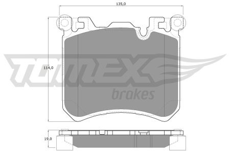 KLOCKI HAMULCOWE TOMEX brakes 1946 34116799964 BMW X5 F15,F85 13-18 PRZÓD