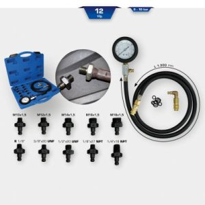 ZESTAW TESTERÓW CIŚNIENIA OLEJU, 12-SZT