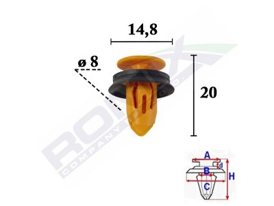 SPINKA TAPICERSKA FORD C-MAX