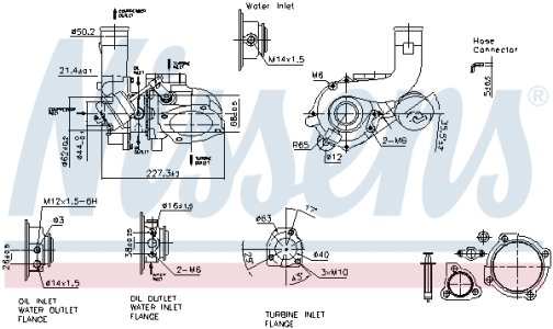 TURBOSPRĘŻARKA NISSENS 93169 06A145704L VW