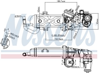MODUŁ EGR NISSENS 98178 03L131512BJ AUDI VW