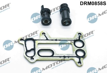 ZESTAW USZCZELEK CHŁODNICY OLEJU Dr.Motor Automotive DRM0858S 11427802114 (3SZT) BMW