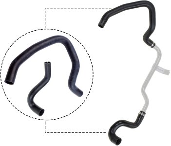 PRZEWÓD GÓRNY CHŁODNICY GATES 05 2684 1343KQ CITROEN NEMO