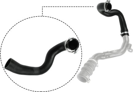 PRZEWÓD INTERCOOLERA GATES 09 0628 5050742 FORD TRANSIT I