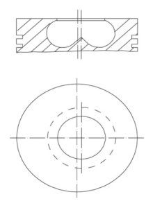 TŁOK KOMPLETNY MAHLE 007 04 00 2991860 IVECO