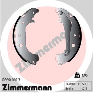 SZCZĘKI HAMULCOWE ZIMMERMANN 10990 160 3 1782874 FORD ECOSPORT 13