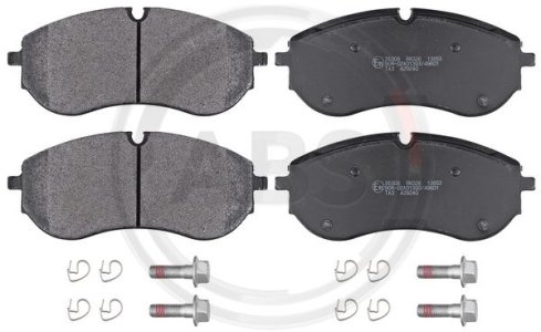 KLOCKI HAMULCOWE A.B.S. 35308 2N0698151B VW CRAFTER 16- PRZÓD