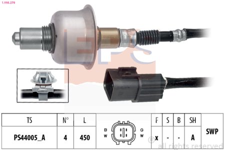 Sonda lambda EPS 1.998.279 3921004000 HYUNDAI KIA