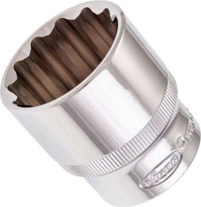 Klucz nasadowy 30 MM 1/2 12-KT krótki VIGOR V7512-30 12 NASADKA 1/2 30 