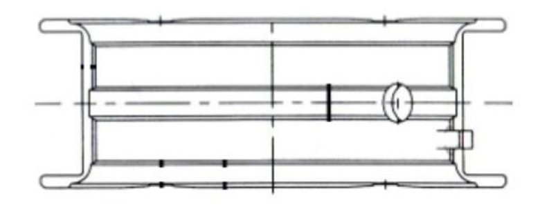 Panewki główne MAHLE 011 FL 21059 050 0618383 050 OPEL