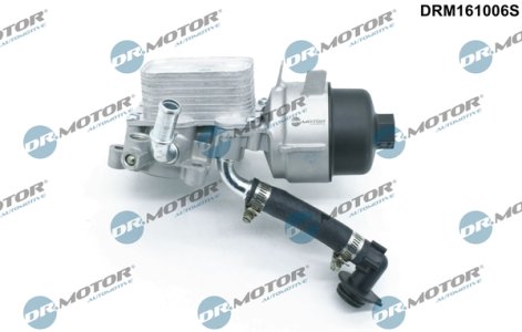 Chłodnica oleju Dr.Motor DRM161006S 1103L3 z obudową filtra PSA , FIAT, FORD