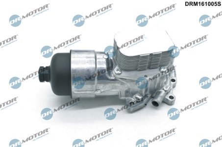 Chłodnica oleju Dr.Motor DRM161005S 1103N9 z obudową filtra PSA,FORD,MAZDA