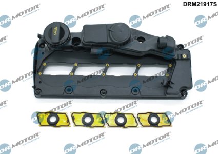 Pokrywa zaworów Dr.Motor DRM21917S 03L103469L z uszczelkami wtryskiwaczy VW