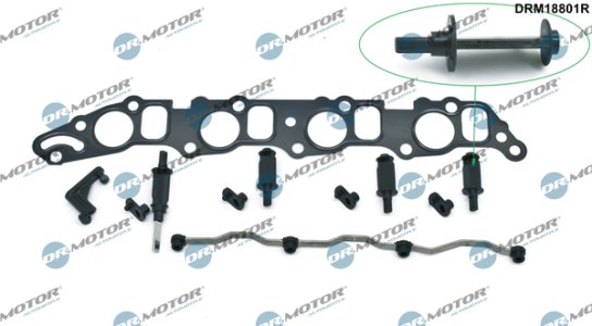 Zestaw naprawczy kolektora ssącego Dr.Motor DRM18801R 5850158 OPEL,FIAT