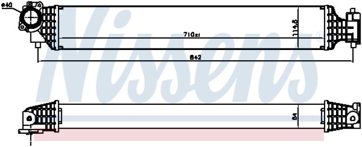INTERCOOLER NISSENS 961527 197105AAA01 HONDA