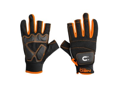 Rękawice robocze NEO Tools GD014 XL z magnesem bez palców, rozmiar 10
