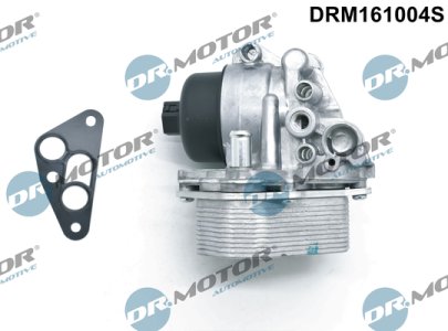 Chłodnica oleju Dr.Motor DRM161004S 1103Q1 z obudową filtra PSA,FIAT,FORD