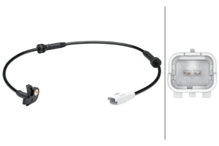 Czujnik ABS HELLA 6PU 012 679-181 4545E7 CITROEN BERLINGO 08- przód