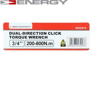 Klucz dynamometryczny ¾, 200-800NM ENERGY NE00876 
