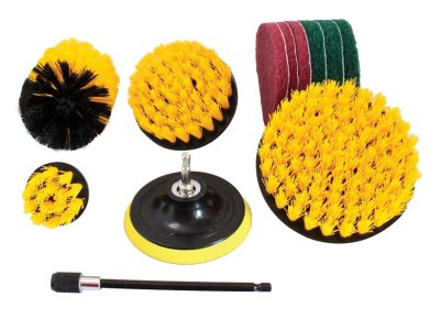 Szczotki czyszczące na wkrętarkę TECHMAN S-CLEAN12 DETAILING 12 elem.