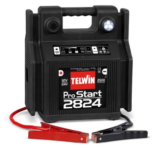 Ładowarka do akumulatorów TELWIN 829517 BOOSTER z funkcją rozruchu BOOSTER PRO START 2824 12 XT 2500A