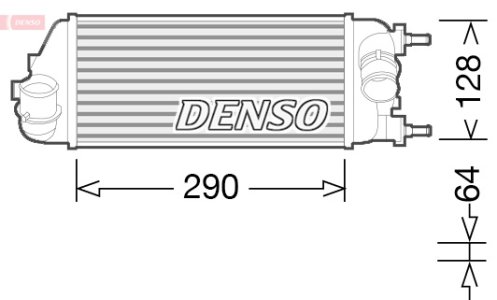 Intercooler DENSO DIT09115 51930049 FIAT