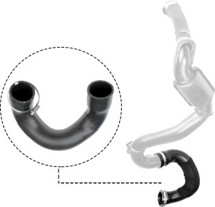 Przewód intercoolera GATES 09-0526 4419135 (duży) OPEL VIVARO